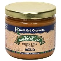Road's End Organics Nacho Cheese Dip, Dairy/Fat Free, Mild, 16-Ounce Jars (Pack of 12)