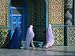 Worshippers Visiting Shrine of Hazrat Ali (Blue Mosque), Mazar-E Sharif, Afghanistan Photographic Poster Print by Stephane Victor, 56x42