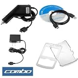 51AAu6iAvIL. SL160  Transparent Clear Snap On Crystal Hard Cover Case + Rapid Car Charger + Home Travel Charger + USB Data Cable for AT&T Samsung Propel A767 Cell Phone