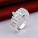 Hot Fashion Jewelry Silver Austrian Crystal Beautiful Finger Ring