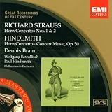R Strauss: Horn Concerto 1, 2; Hindemith: Horn Concerto, Concert Music for Brass