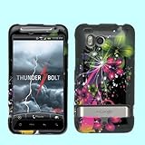 HTC Thunderbolt adr6400 Hard Skin Protector Cover Case - Night Floral