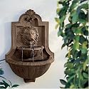 Weathered-stone Appearance Lion Head Fountain