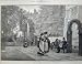 1876 Fine Art Fountain Court Temple Families Linton