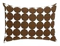 DwellStudio Baby Dots - Boudoir Pillow, Chocolate