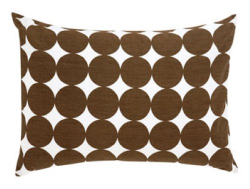 DwellStudio Baby Dots - Boudoir Pillow, Chocolate