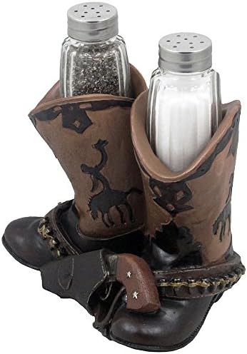 Cowboy Boot Scootin' Spice Salt & Pepper Shakers