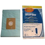 Type F Riccar Vacuum Cleaner Replacement Bag (6 Pack)