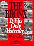 The Bronx: It Was Only Yesterday (Life in The Bronx Series) (Life in the Bronx Series)