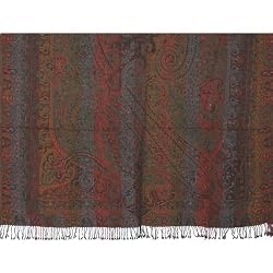 Asian Jacquard Pattern Pure Wool Bedspreads and Comforters 82 inches x 60 inches