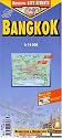 Laminated Bangkok City Streets Map by Borch