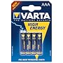 Varta HighEnergy Alkali-Batterie "Micro AAA" 4er Pack