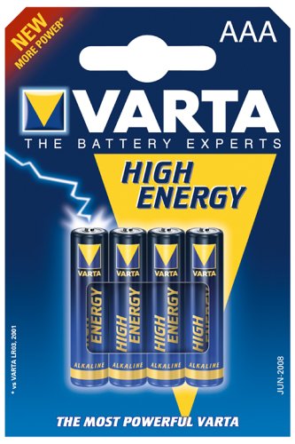 Varta HighEnergy Alkali-Batterie “Micro AAA” 4er Pack