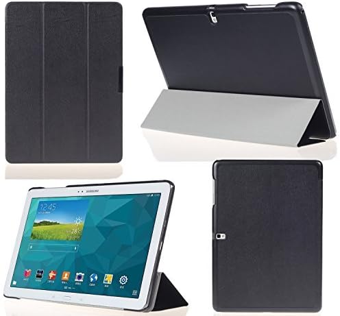 Amazingcase - for Samsung Galaxy Tab S 10.5 Case Ultra Slim Book Cover - Folio Case with Folding Cover Stand for Samsung Galaxy Tab S 10.5 (SM-T800 / SM-T805) Black Color