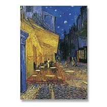 The Cafe Terrace on the Place du Forum, Arles, at Night - 5" x 7" Museum Quality Greeting Card