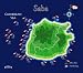 Saba Dive Map