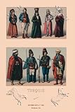 Art Poster, A Variety of Turkish Costumes #1 - 18.75 x 27.5