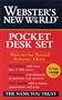 Webster's New World Pocket Desk Set Three-In-One Personal Reference Library (3-Volume Boxed-Set)