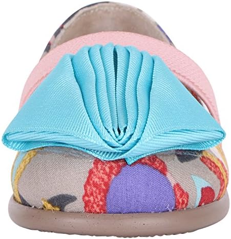 MCnelly's Baby Girl's Flower Floral Printed Flat Shoes (Toddler/Little Kid) (shoes-026-1-150)