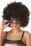 Black And Gold Disco Glitter Wig - Adult Std.