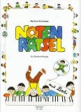 NOTENR&Auml;TSEL f&uuml;r Klavieranf&auml;nger: Mit Dobi - 44 R&auml;tsel und Aufgaben f&uuml;r junge Klavieranf&auml;nger - teils farbig, teils zum Ausmalen - Martina Schneider