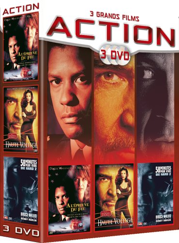 A l'�preuve du feu / Haute voltige / 58 minutes pour vivre - Coffret 3 DVD dvd, Film dvd A l'�preuve du feu / Haute voltige / 58 minutes pour vivre - Coffret 3 DVD