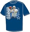 Tony Romo Signed Dallas Cowboys 2007 NFC East Division Champions T-Shirt