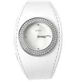 GUESS Ladies Trend Crystal Accented Leather Strap Watch #75586L1 by GUESS