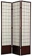 Authentic Quality Original Japanese Room Divider - 78" Window Pane Wood & Paper Shoji Floor Screen - 6 Colors - 4 Sizes