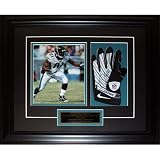 Derrick Harvey Autographed Jacksonville Jaguars Game Used Glove Framed with Photo