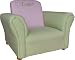 Personalized Upholstered Children Original Chair - 2 Gingham colors