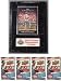 MLB Card Plaques - Philadelphia Phillies 2008 World Series Champions -Chase Utley with FREE 4 Packs of MLB Trading Cards