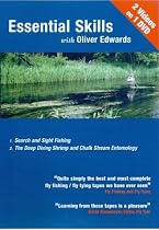 Essential Skills With Oliver Edwards - Search And Sight Fishing / Deep Diving Shrimp And Chalk Stream Entomology [2001] [DVD]