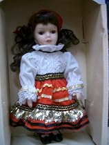 Petite Porcelain Doll ~ Signature Collection ~ Dolls of the World ~ Limited Collector's Edition Genuine Porcelain Doll ~ by Barbara Lee