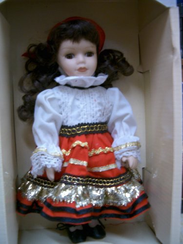 Childrens Toyshop  Toys : Petite Porcelain Doll ~ Signature Collection ~ Dolls of the World ~ Limited Collector's Edition Genuine Porcelain Doll ~ by Barbara Lee
