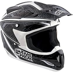 Answer Racing Alpha Men's A12 Comet MX Motorcycle Helmet - Black