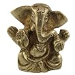 statue sculpture hindu ganesh god metal brass