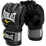 Everlast Pro Style MMA Grappling Gloves, Large/Xtra Large, (Black)