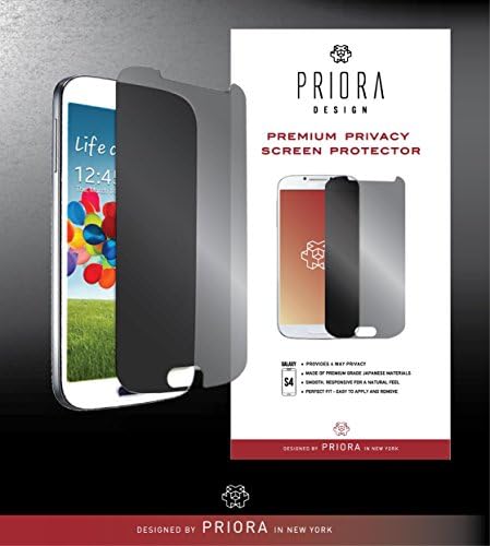 Priora Design Samsung Galaxy S4 Premium Privacy Screen Protector - 1 Pack