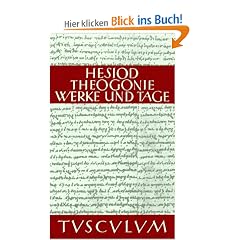 Theogonie. Werke und Tage. (Sammlung Tusculum)