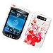 BlackBerry Torch 9800 & 9810 (AT&T) Snap On Protector Hard Case "Red Hearts" Design