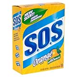 S.O.S. Steel Wool Soap Pads, Orange 18 pads