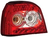 Anzo USA 321078 Volkswagen Golf Red/Clear LED Tail Light Assembly - (Sold in Pairs)