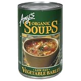 Amys Organic Vegetable Barley Soup, Low Fat, 14.1-Ounce Cans (Pack of 12)