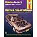 Honda Accord 1984 thru 1989 All Models (Haynes Repair Manual)