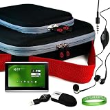 Acer Iconia Tab 10.1-Inch Tablet Iconia Accessories Kit: Iconia Hard Case with Shoulder Strap and Attached Pocket + Compatible USB Acer Iconia Mouse + Compatible Acer Iconia Earbud Earphones + Vangoddy Live * Laugh * Love Wrist band Reviews