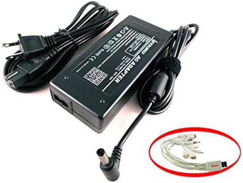 iTEKIRO 90W AC Adapter for Toshiba Portege R30, R30-A1301, R30-A1302, R30-A1310, R30-A1320, R30-A3101L, R30-A3102L, R30-ASMBN22, R30-BT1300 + 10-in-1 USB Charging Cable