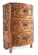 Wood chest of drawers, 'Paradise'