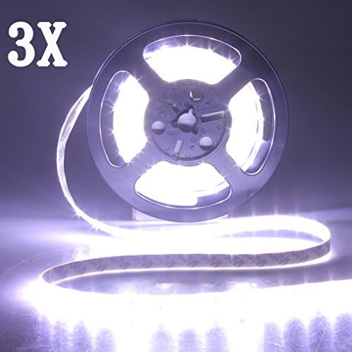 3X 5M 300 SMD 5630 White LED Strip Light DC 12V Waterproof IP65