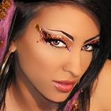 Exotica Xotic Eyes Pink Eye Glitter Jewels Professional Eye Make Up